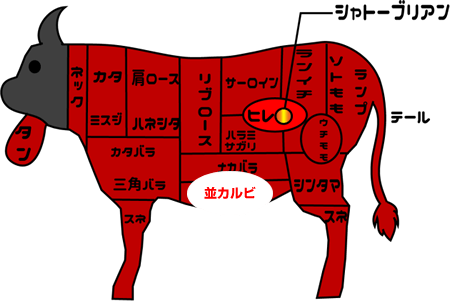 牛肉部位【並カルビ】｜別名「バラ板」焼肉店の個性が最も出るメジャー部位