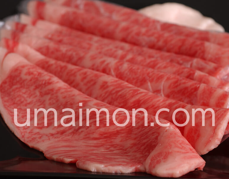 飛騨牛5等級 厚切り本格すき焼き肉 サーロイン